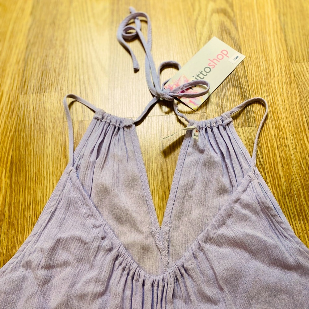 Boho💜 Summer sundress lilac dress small NWT 💜 - Picture 5 of 12